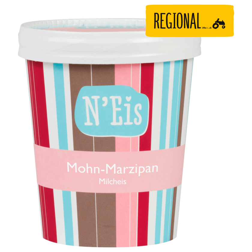 N'Eis Milcheis Mohn-Marzipan 450ml